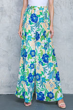 FLORAL IN THE WORLD WOVEN PANTS - By Baano