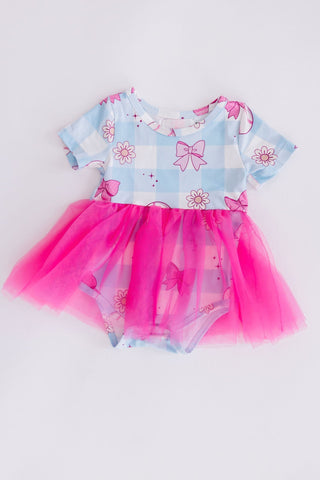 Take Me Out to the Bow Game Tutu Bodysuit - By Baano