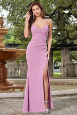 Tatum Fitted Maxi Dress - Mauve