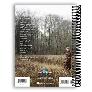Taylor Swift - Evermore: Piano/Vocal/Guitar Songbook (Spiral Bound) - By Baano
