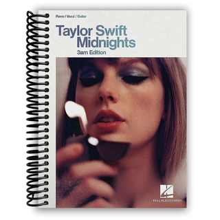 Taylor Swift - Midnights (3am Edition): Piano/Vocal/Guitar Songbook (Spiral Bound) - By Baano