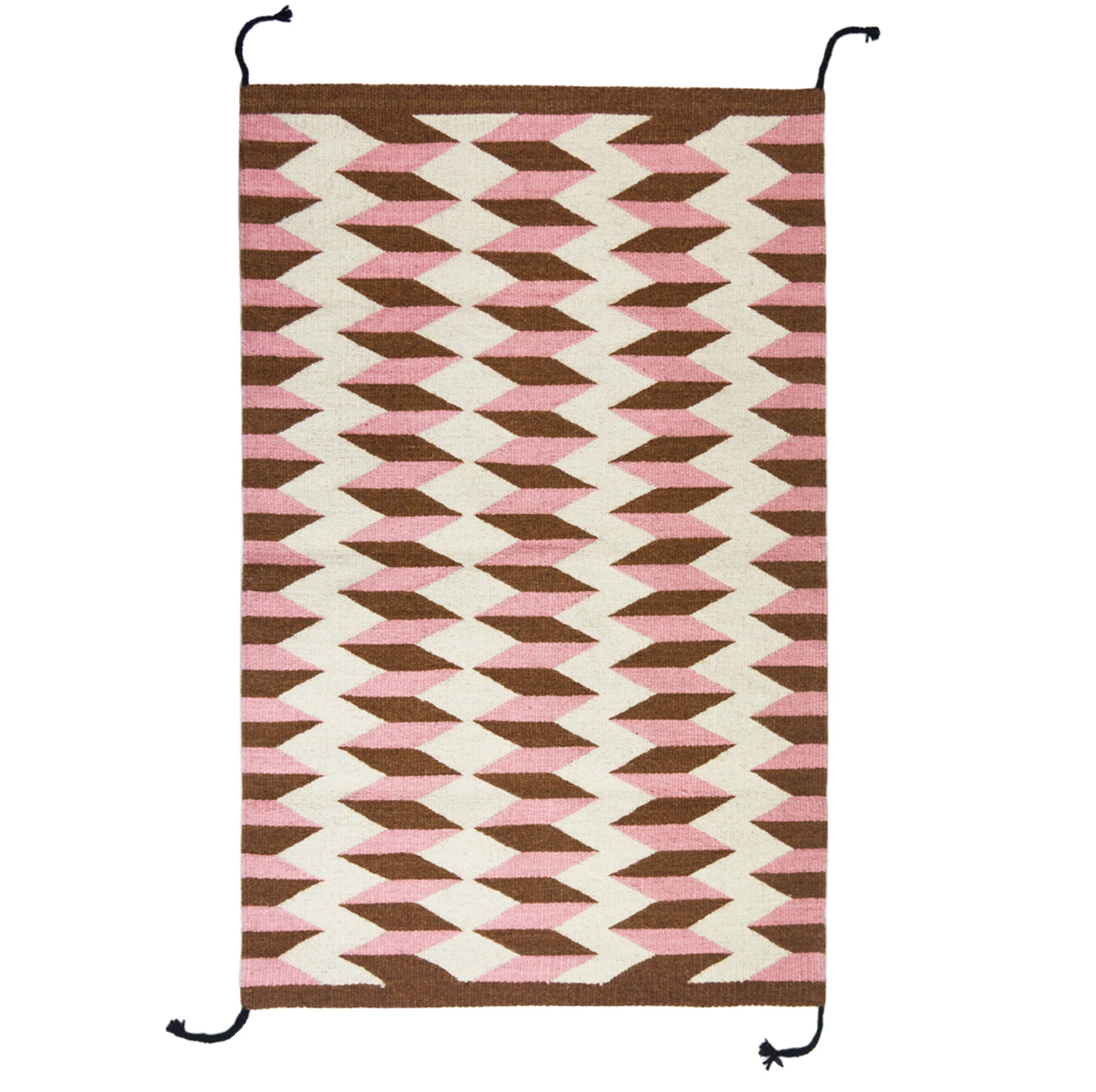Teo Rug in Umber/Pink