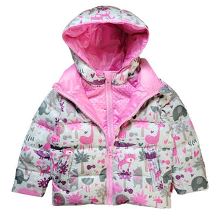 Car Seat Coat | The Road Coat Down - Safari Print