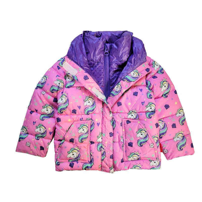 Car Seat Coat | The Road Coat Vegan - Unicorn Print