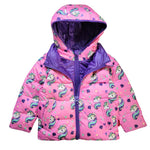 Car Seat Coat | The Road Coat Down - Unicorn Print