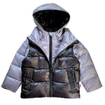 Car Seat Coat | The Road Coat Down - Platinum/Black
