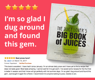 The Juice Lover's Big Book of Juices Paperback Book (Signed copy)