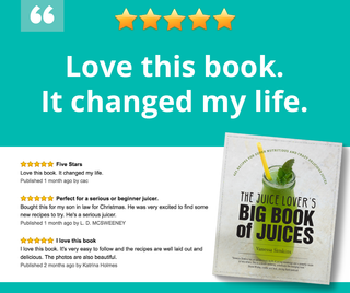 The Juice Lover's Big Book of Juices Paperback Book (Signed copy)