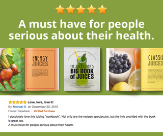 The Juice Lover's Big Book of Juices Paperback Book (Signed copy)