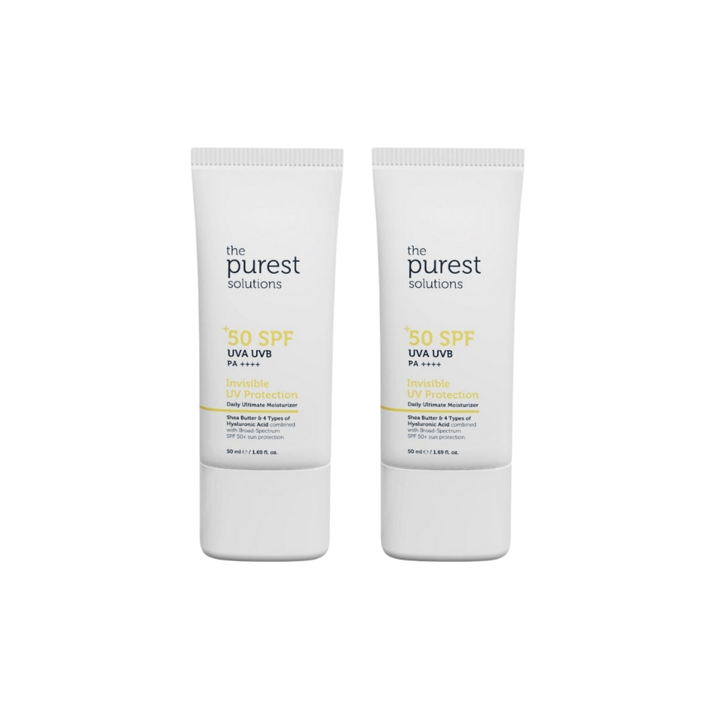 The Purest Solutions Face Sunscreen Spf 50+ 50ml 2 Pack - By Baano