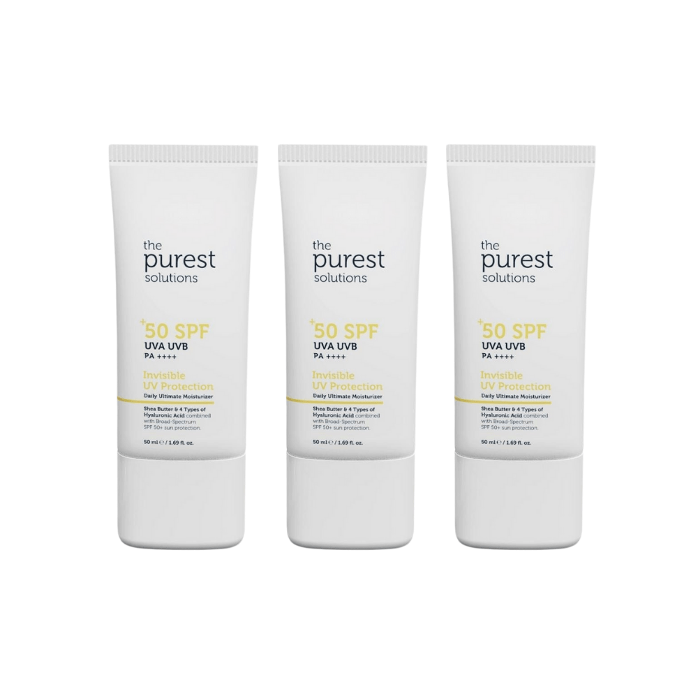 The Purest Solutions Face Sunscreen Spf 50+ 50ml 3 Pack - By Baano