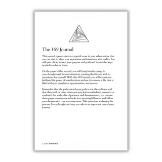 The 369 Journal: Limitless Edition (Spiral Bound) - By Baano
