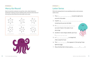 The 3rd Grade Spelling Workbook: 95+ Games and Puzzles to Improve Spelling Skills (Spiral Bound) - By Baano