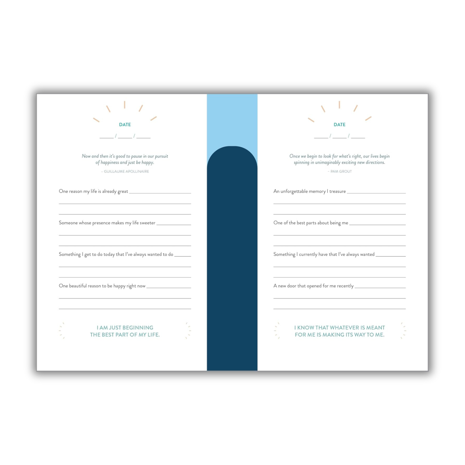 The 5-Minute Gratitude Journal: Give Thanks, Practice Positivity, Find Joy (Spiral Bound) Lay it Flat Publishing Group