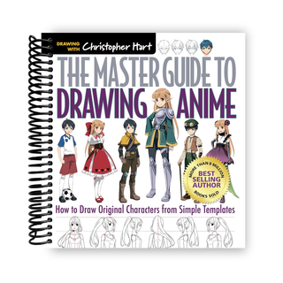 The Master Guide to Drawing Anime: How to Draw Original Characters from Simple Templates – A How to Draw Anime / Manga Books Series (Volume 1) (Spiral Bound) - By Baano