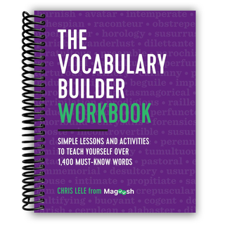 The Vocabulary Builder Workbook (Spiral Bound) - By Baano