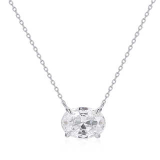The Dolly Necklace in Silver - A Starlette Best Seller!