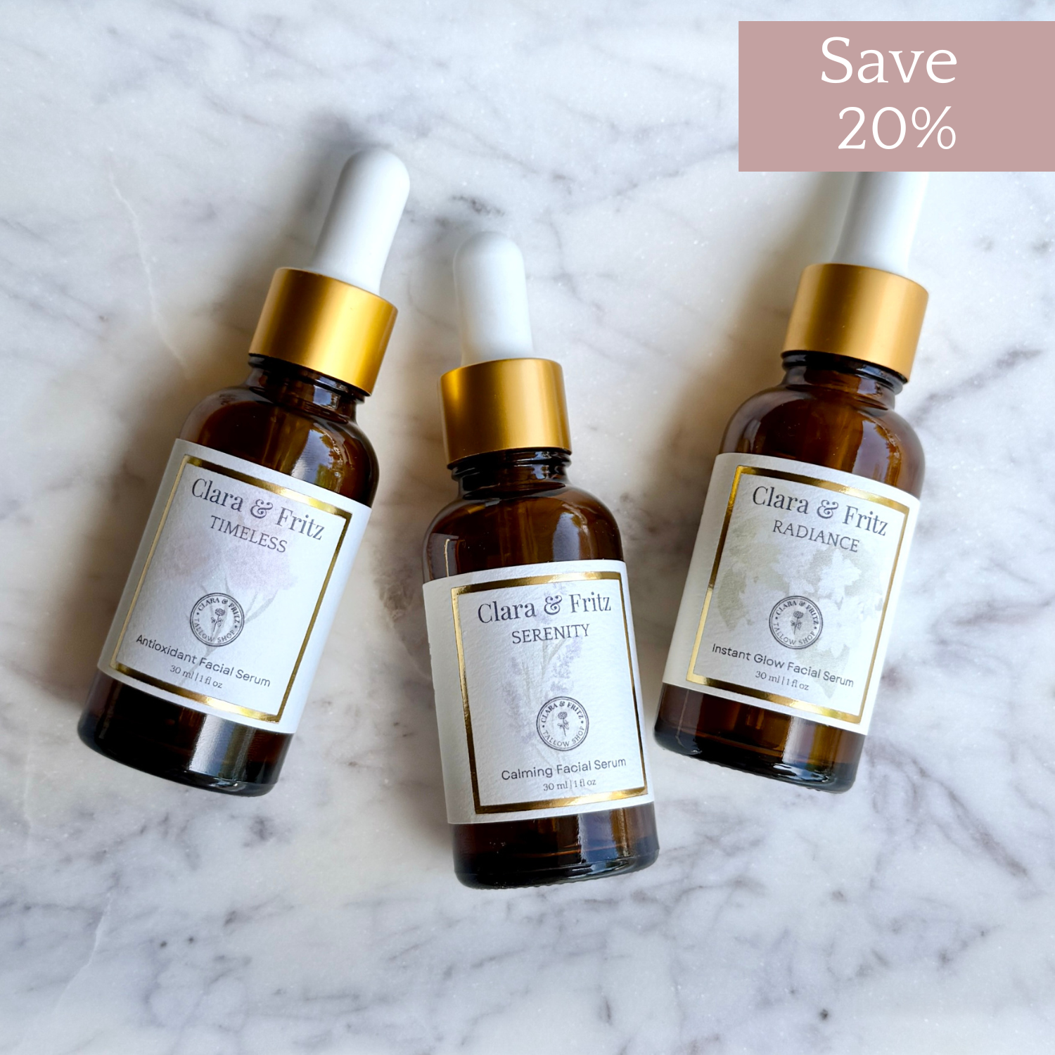 The Serum Trio Gift Set - By Baano