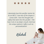 2 Pack Bundle: Newborn Pacifier Starter Kit