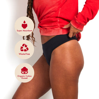 The Thong Period. in Microfiber For Light Flows.