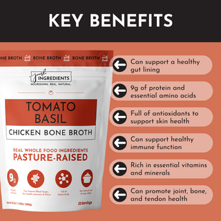 Tomato Basil Bone Broth - By Baano