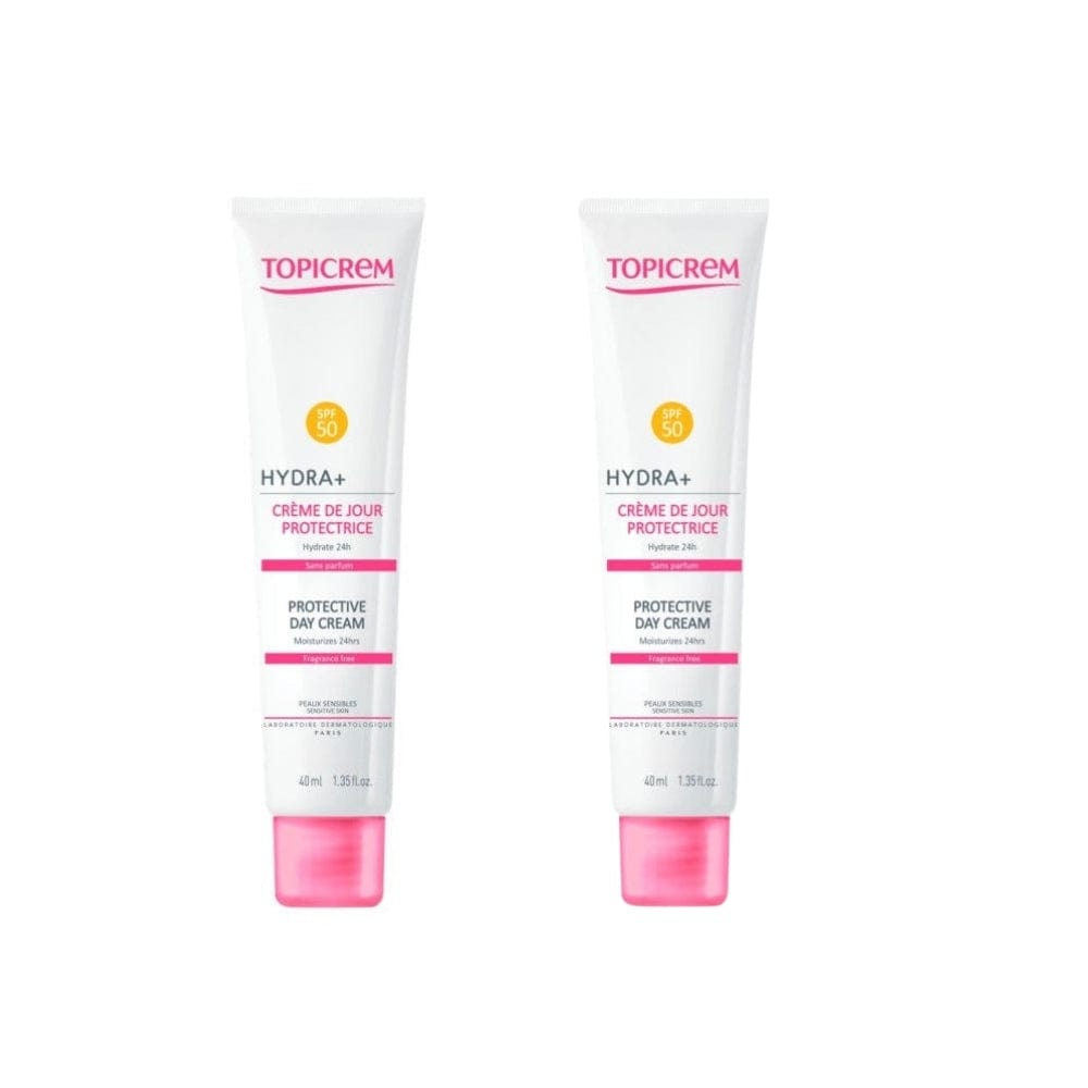 Topicrem Hydra+ SPF50 Protective Day Cream 40 ml 2 Pack - By Baano