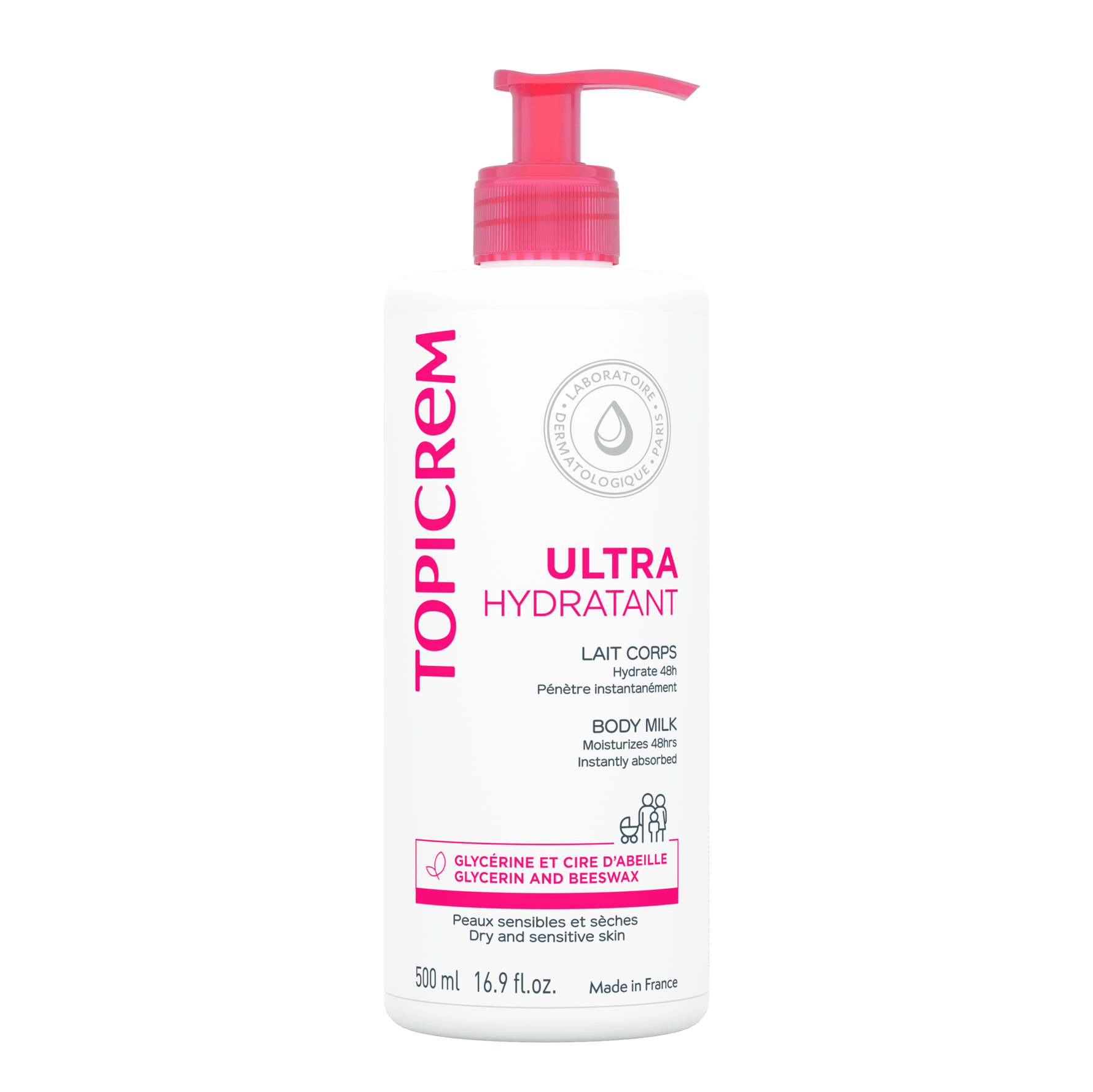 Topicrem Ultra Moisturizing Body Milk 500 ml - By Baano