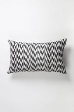Toto Black + White Ikat Pillow