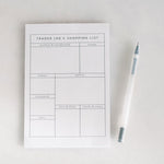 Trader Joe's Shopping List Notepad - By Baano