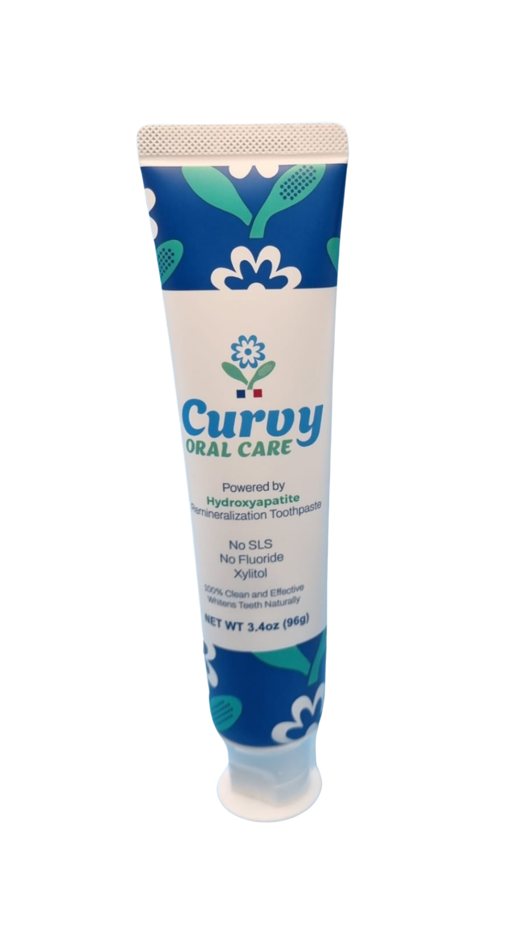 Curvy Natural Toothpaste - powered by hydroxyapatite