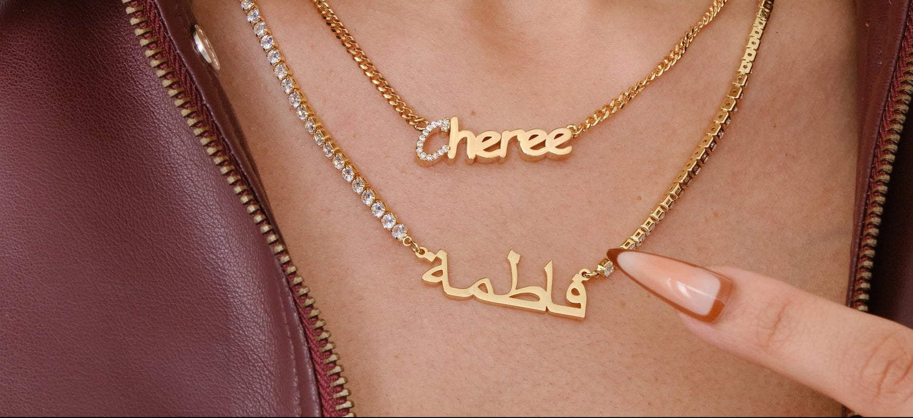 THICK 5mm Iced Initial Block Name Necklace