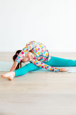 Turbo Teal Active Legging