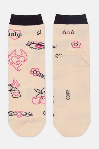 Cotton Socks Conte Happy 605 - Baby Love - By Baano
