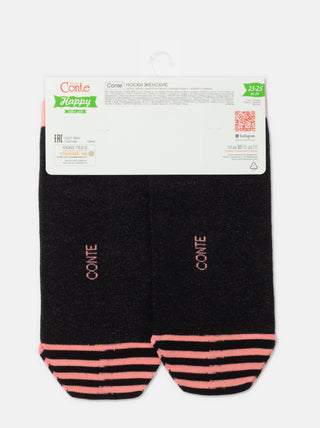 Cotton Ankle Socks Conte Happy 358 - Cute - By Baano