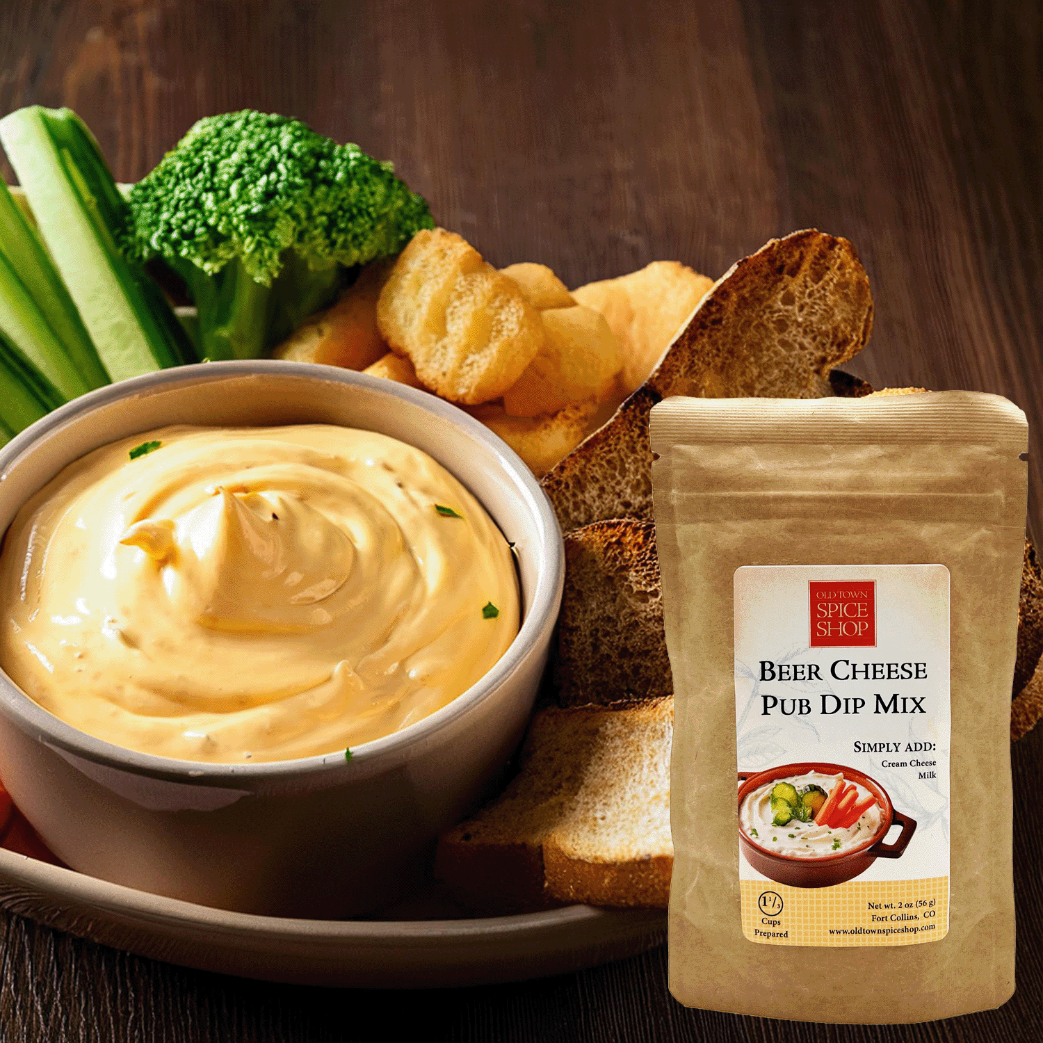 Beer Cheese Pub Dip Mix - By Baano