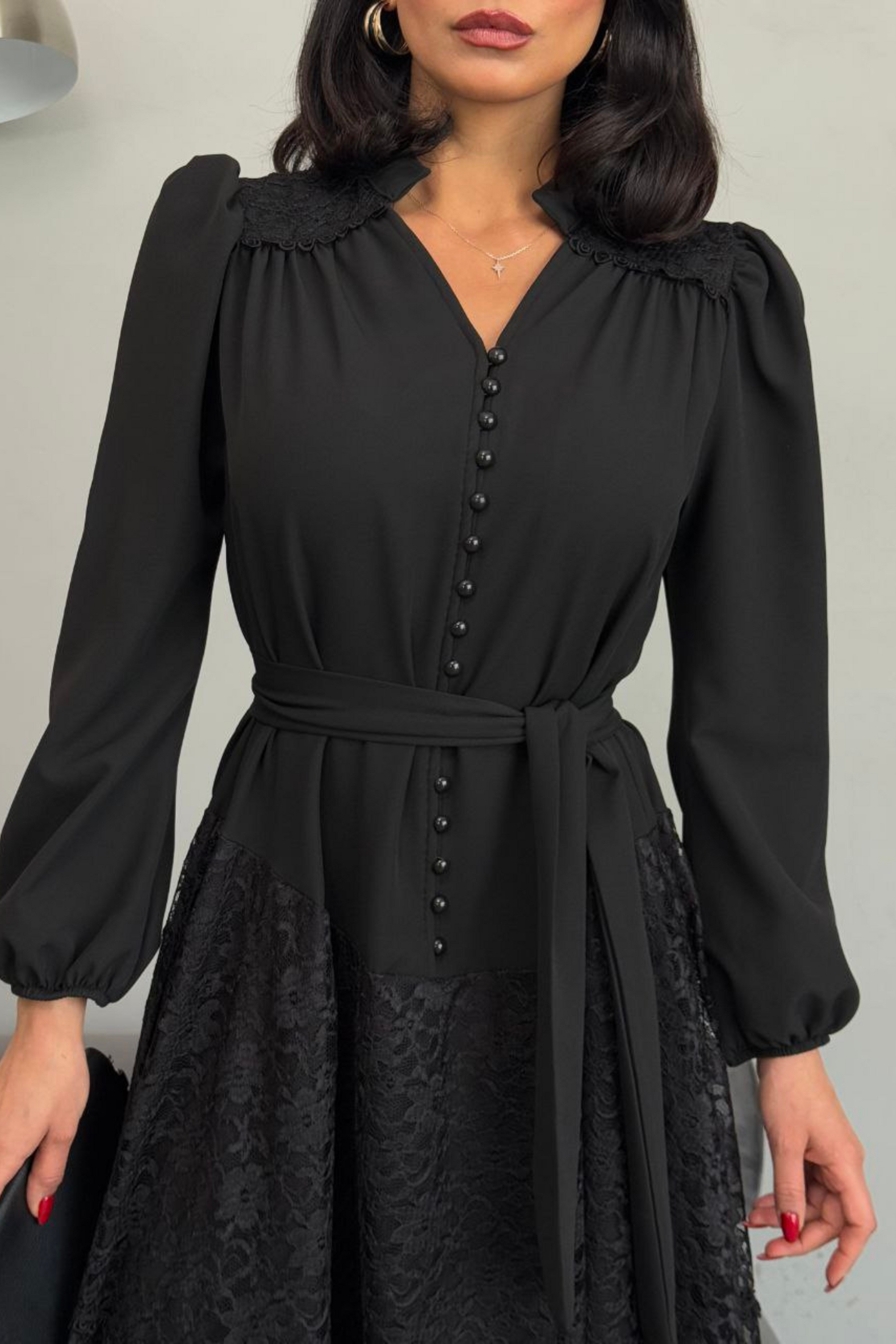 White Women Temple Dress - Long Maxi Dress - By Baano