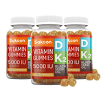 5000 IU Vitamin D3 With Vitamin K2 & Black Seed Oil - By Baano