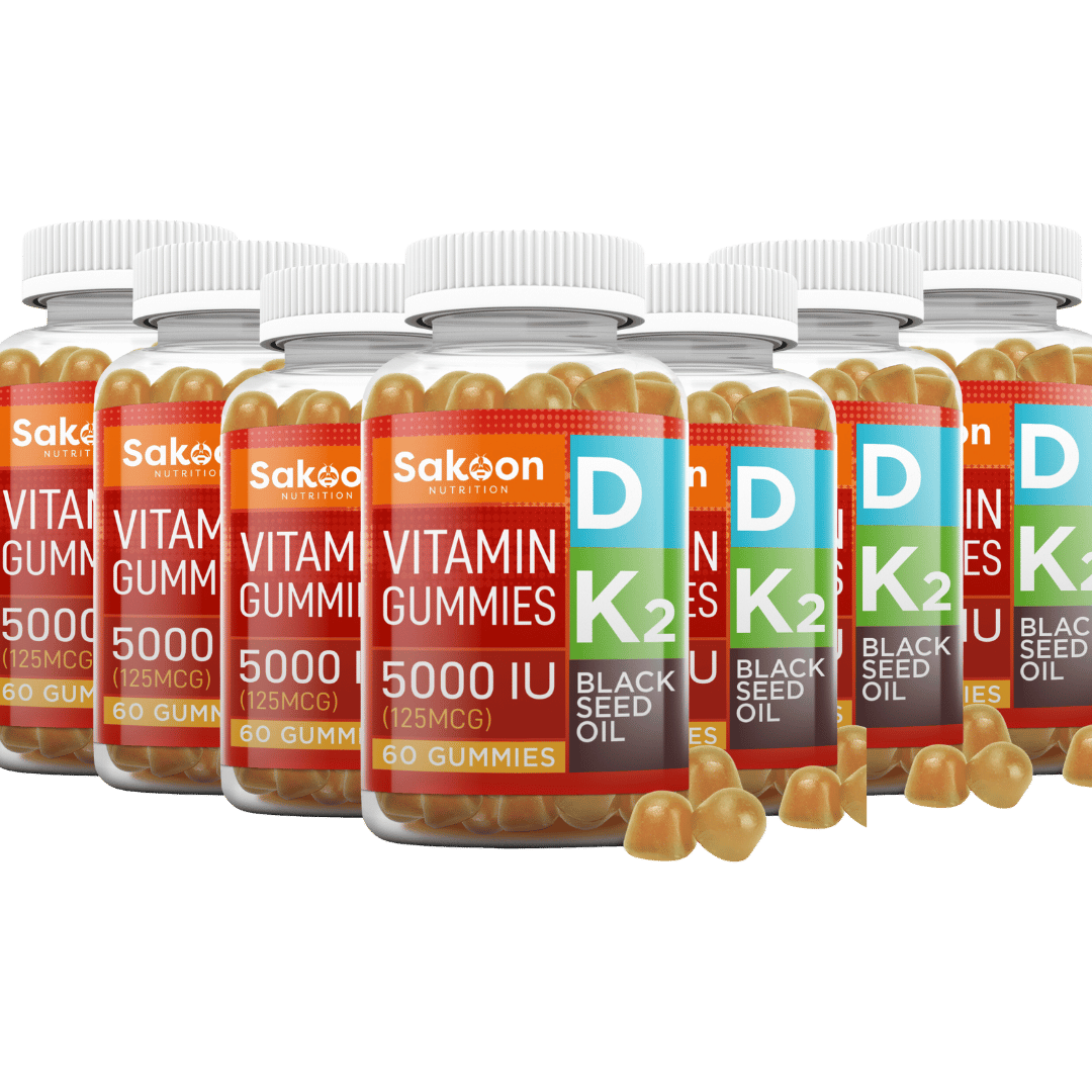 5000 IU Vitamin D3 With Vitamin K2 & Black Seed Oil - By Baano