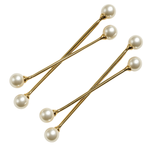 Elegant Pearlesque Hair Pin Duo Set