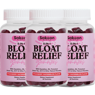 Bloating Relief Gummies - Green Tea, ACV, Dandelion, & More - By Baano