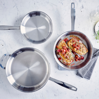 Maestro 5-Ply Stainless Steel Frying Pan - By Baano