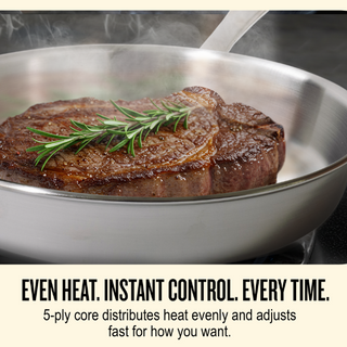 Maestro 5-Ply Stainless Steel Frying Pan - By Baano