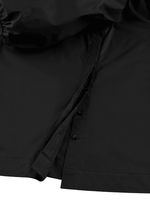 Amuri One Shoulder Black Premium Poplin Blouse ETNA