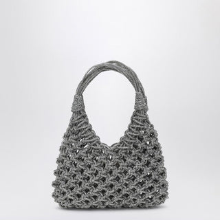 Silver Vannifique Small Bag With Crystals - By Baano