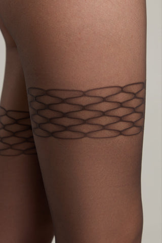 Fantasy Tights Conte Versale - Openwork Stockings Imitation - By Baano