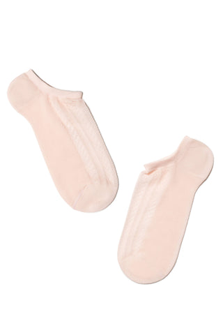 Cotton Ankle Socks Conte Active - 179 Openwork Weave - By Baano