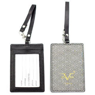 Runway Vegan Leather Luggage Tags Set - By Baano