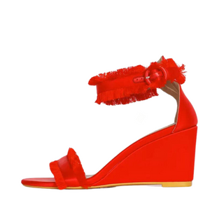 Angela Wedges Red - By Baano