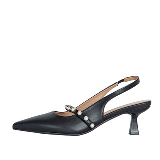 Sophia Slingback Pumps Black - By Baano