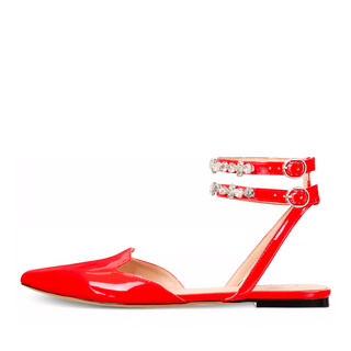 Rosalind Flats Red - By Baano